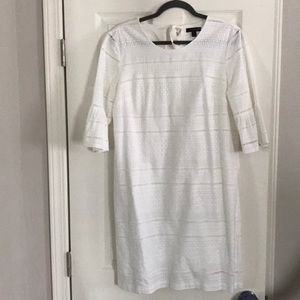 J Crew White Dress